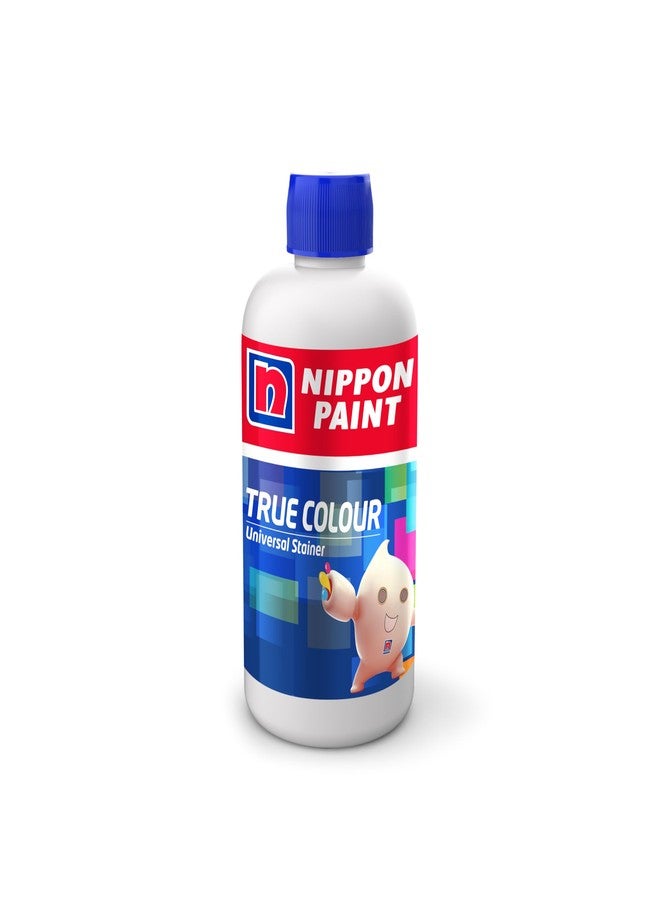 Nippon Paint صبغة نيبون بينت ترو كلر العالمية (أزرق سريع، ٢٠٠ مل) - صبغة عالية التركيز قابلة للذوبان في الماء، غير سامة، لا تتلاشى - مناسبة للمستحلبات البلاستيكية، والمينا، والدهانات، والدهانات الزيتية - للاستخدام المنزلي - Image 1